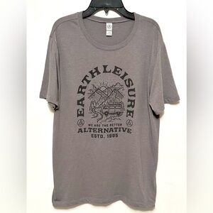 Earth Leisure Alternative Camping Adventure Grey T-Shirt Top S